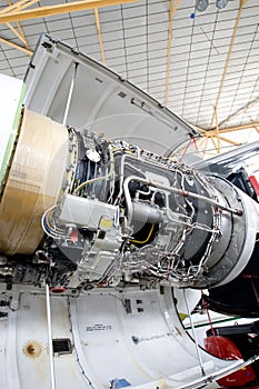 Engine of a private plane