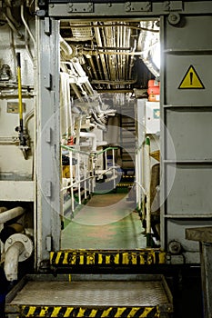 Engine Room Spaces on a modern vessel