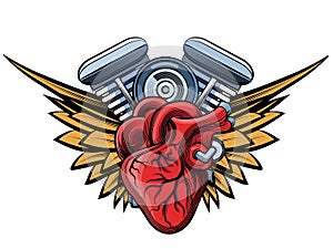 Engine tatoo label