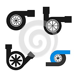 Engine turbo icon