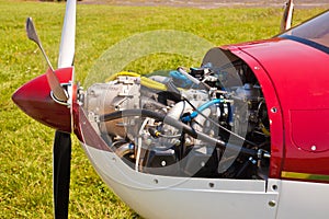 Engine of the ultralight aircraft