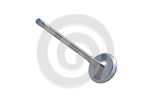 Engine valve isolated on white background.