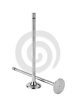 Engine Valves on white