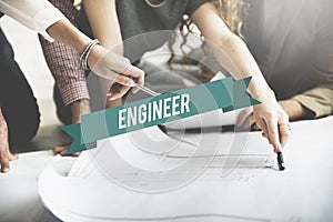 Engineer Architect Creative Occupation Expertise Concept