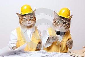 Engineer Cat, Kitty Builders, Pet Architectures