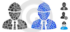 Engineer Composition Icon of Spheric Items