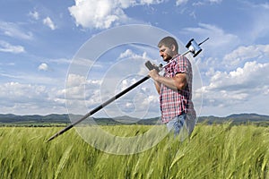 Engineer Controller Wheat Field Geodesy