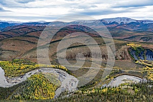 Engineer Creek Dempster HWY Landscape Yukon Canada