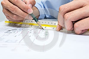 Engineer and drawing paper