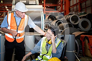 engineer, Encouraging and advising to Asian workers