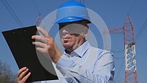 Engineer Image Reading Clipboard Documents