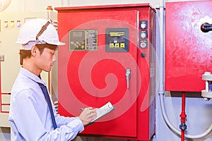 Engineer inspection Industrial fire control system