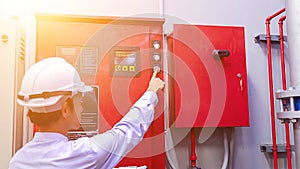 Engineer inspection Industrial fire control system