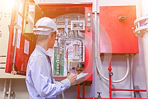 Engineer inspection Industrial fire control system