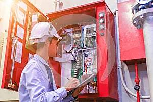 Engineer inspection Industrial fire control system