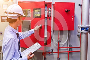 Engineer inspection Industrial fire control system