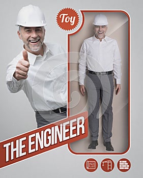 The engineer lifelike doll