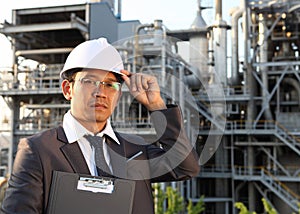 Engineer oil refinery