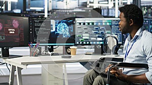 Engineer with paraplegia in data center panicked by AI node tree software error