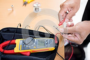 Engineer Repairing and adjustment of the equipmen