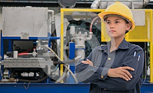 Engineer or Technician in the Workplace at the Oil and Gas Industry
