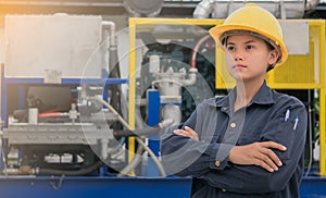 Engineer or Technician in the Workplace at the Oil and Gas Industry