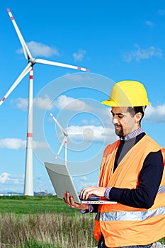 Engineer in Wind Turbine Power Generator