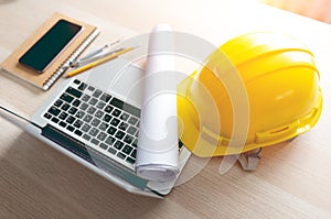 Engineer work on the bable