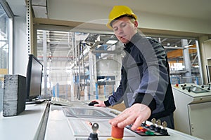 Engineer worker at control room