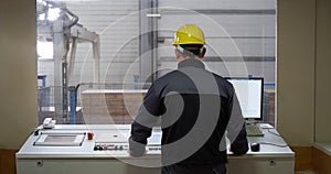 Engineer worker at control room