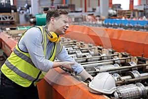 Engineer Worker Hand Got Trapped in the Industrial Machine and Got Crush Injury