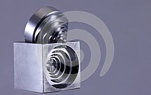 Engineered precision cut metal photo