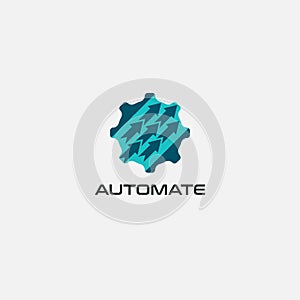 Engineering automate system control logo