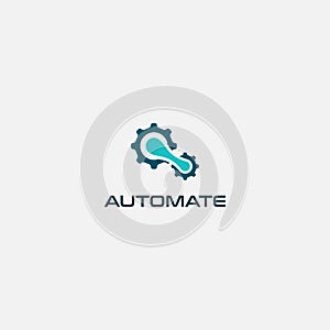 Engineering automate system control logo