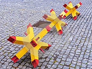 Engineering barriers against terror on the city street