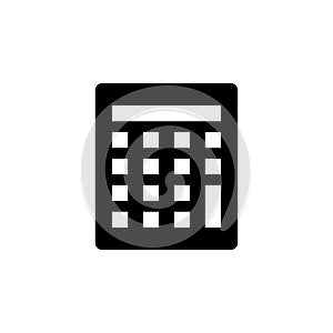 Engineering Calculator Flat Vector Icon