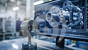 Engineering Designer : a mechanical engineering design software on a computer screen