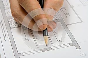 The engineering drawing