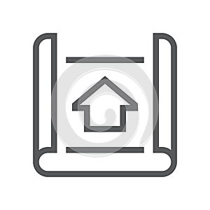 Engineering drawing icon