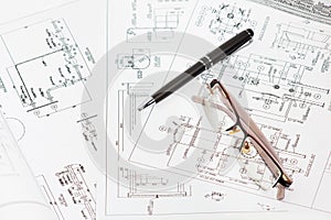 Engineering drawings.