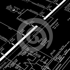 Engineering electrica scheme photo