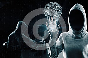 Engineering and hacking concept