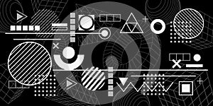 Engineering ideas and innovations. Technical drawing. Technological background . Vector illustration