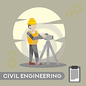 Engineering illustration Vector Art Logo Template and Illustration