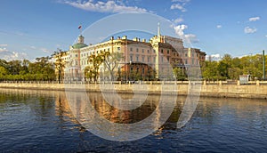 Engineering (Mikhailovsky) castle, early morning, St. Petersburg, Russia