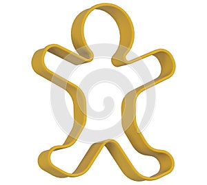 Engineering part 3D Illustration - Cookie Cutter