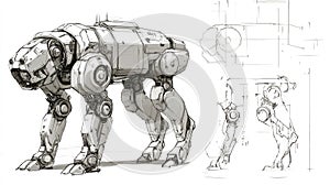 engineering replicating robot dog