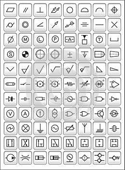 Engineering symbols photo