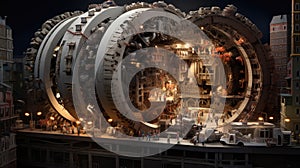 engineering tunnel boring machine
