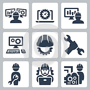 Engineering vector icons